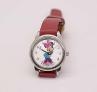 Rosa viejo Minnie Mouse Relojes de muñeca para mujeres | Pequeña Disney Relojes