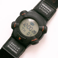 swatch Beat SXW100 Cutback Watch | Raro digitale vintage swatch Guadare