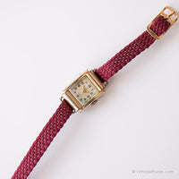 1940er Vintage Tank Uhr Für Frauen - Gold plattierte Luxus -Damen Uhr