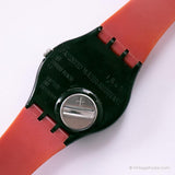 Vintage 2009 Swatch Costume noir GB247 montre | Quartz de fabrication suisse montre