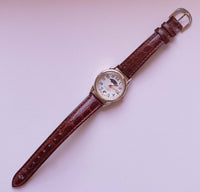 Silbertonem Mondphase Damen Armbanduhr | Mond Phase Uhr Sammlung