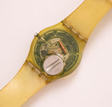 Ancien swatch Ballons verts GG142 montre | 1997 swatch Gant montre