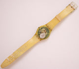 Antiguo swatch Globos verdes GG142 reloj | 1997 swatch Caballero reloj