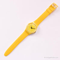 Vintage 2009 Swatch GJ128 Tiempo de limón reloj | Coleccionable Swatch reloj