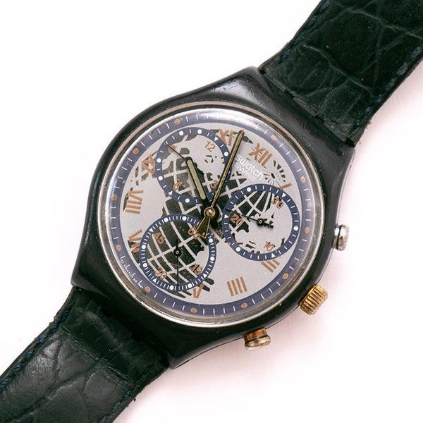 Zone intemporelle SCN104 Swatch montre Chronograph | 1991 Suisse montre