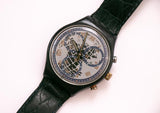Zona atemporal SCN104 Swatch reloj Chronograph | 1991 suizo reloj
