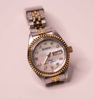 Luxury Two-Tone Armitron Now Watch for Women Gold & Silver