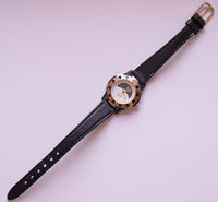 Moonphase Geneva Quartz Watch | Vintage Moon Phase Gold-tone Watch