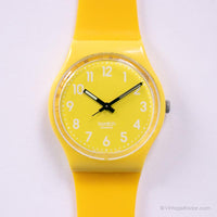 Vintage 2009 Swatch GJ128 Zitronenzeit Uhr | Sammlerstück Swatch Uhr