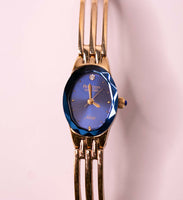 Dial azul Armitron Diamante ahora vestido reloj para mujeres