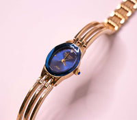 Blaues Zifferblatt Armitron Diamond jetzt Kleid Uhr für Frauen