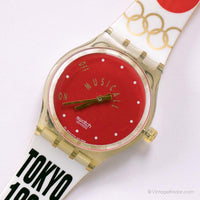 Vintage 1994 Swatch SLZ100 Tokio 1964 Uhr | Retro Swatch Uhr