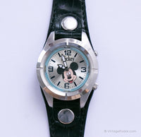 Mickey Mouse Disneylandia reloj | Brillo de tono plateado vintage reloj