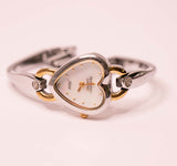 Zweifarbig herzförmig Armitron Diamant jetzt Uhr für Frauen