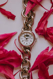 Orologio al quarzo della luna di luna tono d'argento per donne | Orologi vintage