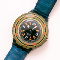 Swatch Scuba SDN125 BUMP AROUND Watch | Vintage Scuba Swatch 200