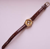 الساعة الصغيرة النغمة الفضية للسيدات | 23mm Quartz Watch Vintage