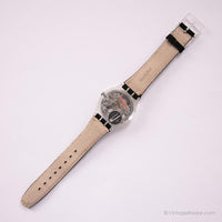 Vintage 1999 Swatch GK736 Gegenteil Uhr | 90er Jahre Swatch Mann Uhr