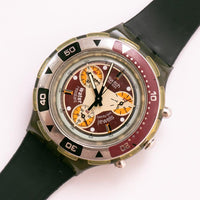 Red Snapper SBM105 Scuba Swatch Uhr | 1996 Vintage Chrono Swatch