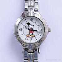 فاخرة خمر Mickey Mouse مشاهدة | 24 ملم صغير Disney ساعة الزفاف