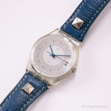 Vintage 1993 Swatch GK178 Ciel Uhr | 90er -sammelbare Swatch Uhr