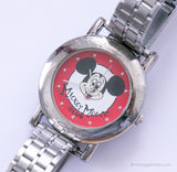 Disney طبعة محدودة Mickey Mouse مشاهدة | Watch Red Dial 90 عتيقة