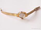 Vintage Ruhla 17 Jewels Gold-Plated Mechanical Watch for Women