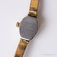 Jahrgang Ruhla 17 Juwelen goldplattierte mechanische Uhr für Frauen