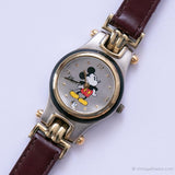 Vintage de lujo Mickey Mouse Fecha reloj | Auténtico Disney Parque reloj