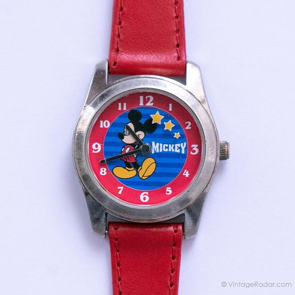 Vintage colorida Mickey Mouse reloj | SII Marketing por Seiko reloj