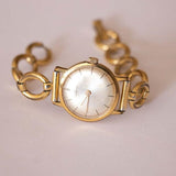 Vintage 20 Mikrometer vergoldet Dugena Uhr für Frauen | Winziges Handgelenk