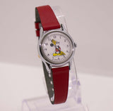 Antike 90er Jahre Mickey Mouse Lorus Uhr | Jahrgang Disney Silberton Uhr