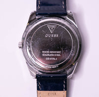 Antiguo Guess reloj con dial de impresión animal | 40 mm grande Guess reloj