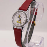 Antigüedades 90 Mickey Mouse Lorus reloj | Antiguo Disney Tono plateado reloj