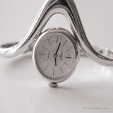 Antiguo Anker 85 17 Rubis reloj para mujeres con brazalete de tono plateado