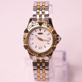Vintage Two-tone Guess Watch for Women with Stainless Steel Bracelet