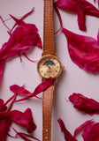 Orologio in fase luna vintage St. Marin | Tone orologio da polso da donna tono d'oro