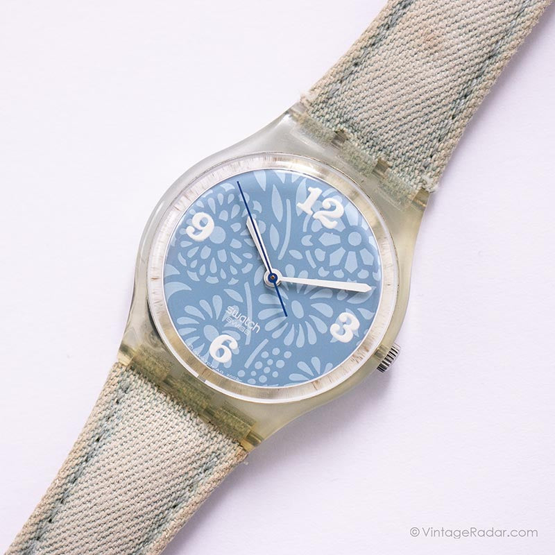 Vintage 2002 Swatch GS113 LOST IN THE FIELDS Watch | Original Swatch ...
