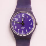 2009 CALLICARPA VICHY GV121J Swatch Watch | Vintage Purple Swatch - Vintage Radar