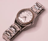 Silver-tone Guess Women's Watch with White Gemstones | Vintage Watch