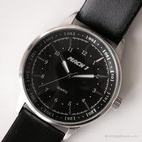 Vintage Mach 1 Wallwatch para hombres | Dial negro de los 90 reloj