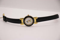 Schwarz -Gold -Mode Mickey Mouse Uhr Für Frauen Vintage