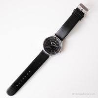 Vintage Mach 1 Wristwatch for Men | 90s Black Dial Watch