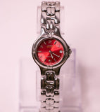 Indicateur rouge vintage Guess montre Pour les femmes | Argenté Guess Waterpro montre