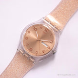 2015 Swatch Suok703 rose glistar montre | Ancien Swatch Le recueil