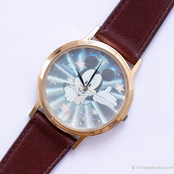 Holographic Mickey Mouse Lorus Quartz Watch | Magic Disney Watches