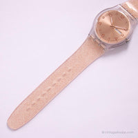 2015 Swatch SUOK703 PINK GLISTAR Watch | Vintage Swatch Collection