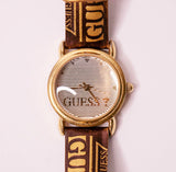 Ton d'or Guess montre Pour les femmes | Femmes de marque vintage montre