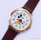 Groß Lorus Mickey Mouse Quarz Uhr | Großer Jahrgang Disney Uhren