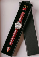 EXTRAÑO Waltham Fase lunar de diamante reloj | Vintage bohemio reloj
